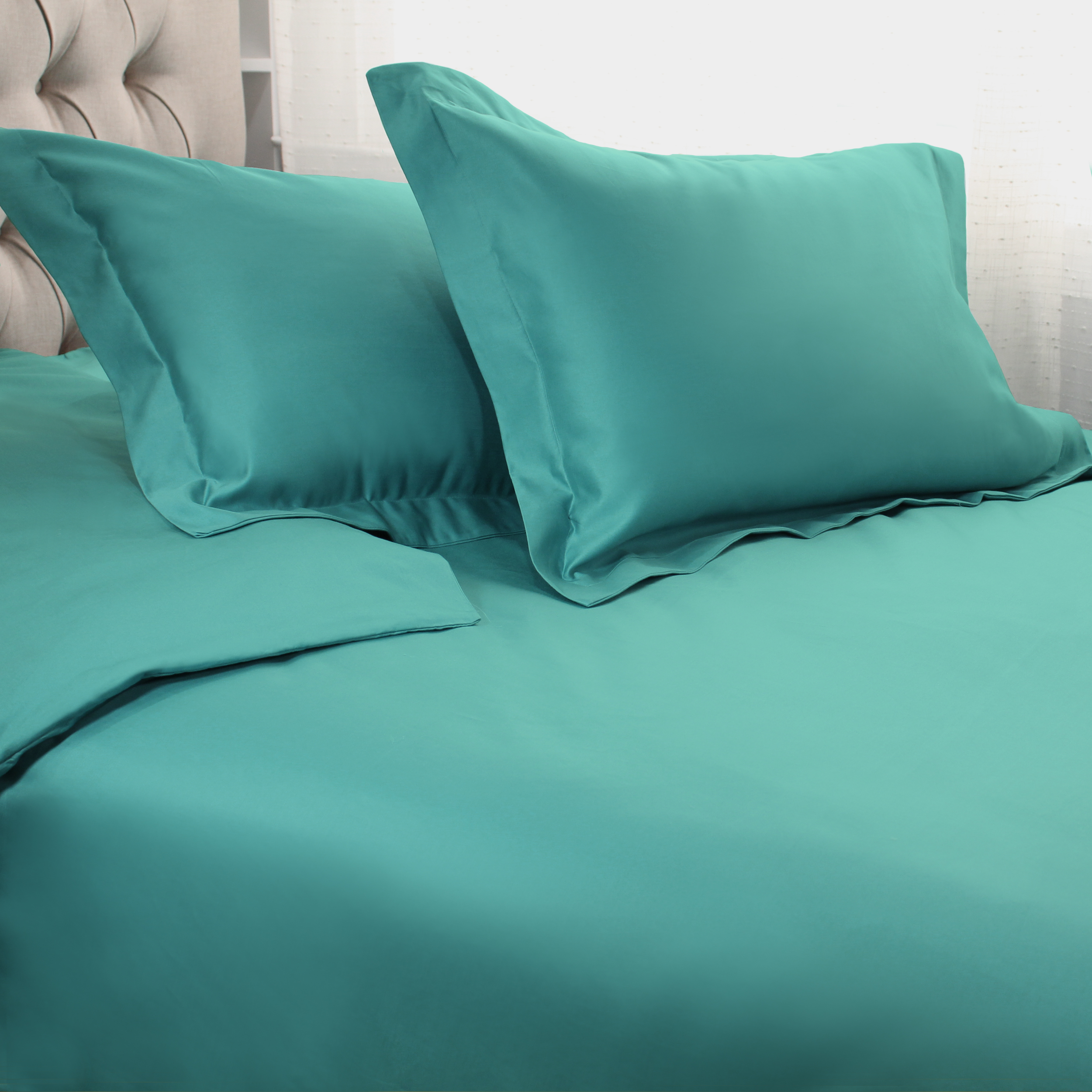 1000Thread Count Solid Egyptian Cotton Duvet Cover Set by Blue Nile